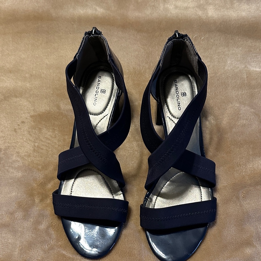 Bandolino Women's Navy Strappy Heels